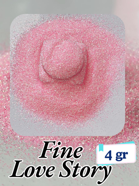 Epoksi- Mum-Makyaj-Tırnak-Sabun Simi Pulu Fine Love Story 4 gr