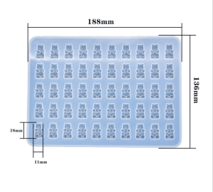 Epoksi Reçine Jelibon Haribo Ayıcık Silikon Kalıbı