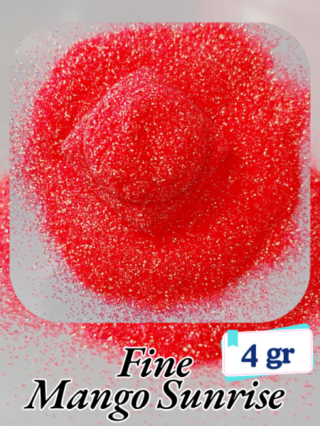 Epoksi- Mum-Makyaj-Tırnak-Sabun Simi Pulu Fine Mango 4 gr