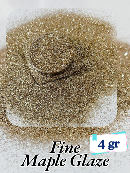 Epoksi- Mum-Makyaj-Tırnak-Sabun Simi Pulu Fine Maple Glaze 4 gr