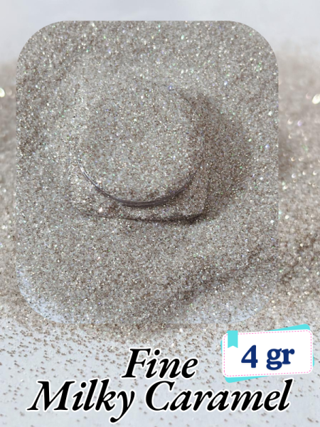 Epoksi- Mum-Makyaj-Tırnak-Sabun Simi Pulu Fine Milky Caramel 4 gr