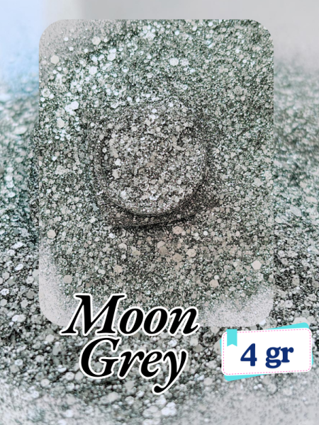 Epoksi- Mum-Makyaj-Tırnak-Sabun Simi Pulu Fine Moon Grey 4 gr