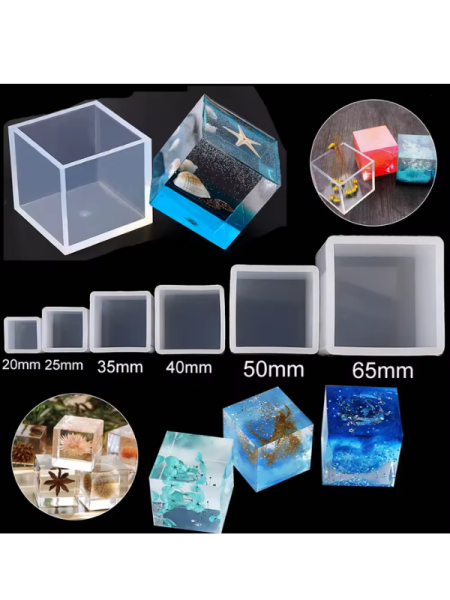 Epoksi Reçine  Küp Silikon Kalıpları