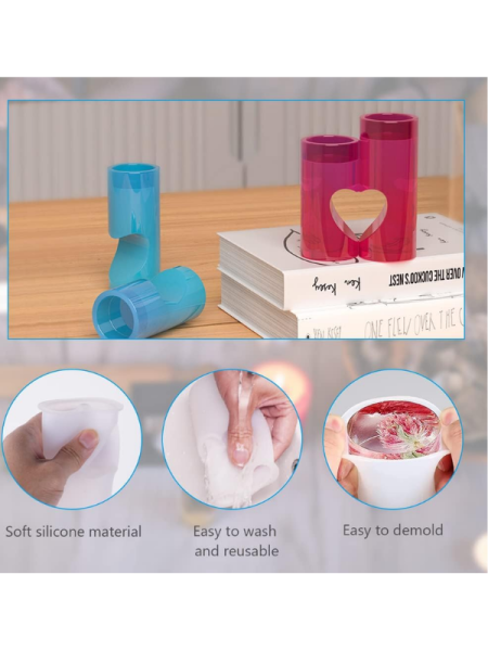 Epoksi Reçine  2 li Mumluk Kalıbı