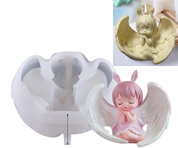 Epoksi Mum Melek Kalıbı