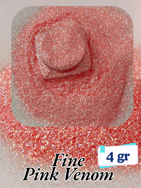 Epoksi- Mum-Makyaj-Tırnak-Sabun Simi Pulu Fine Pink Venom 4 gr