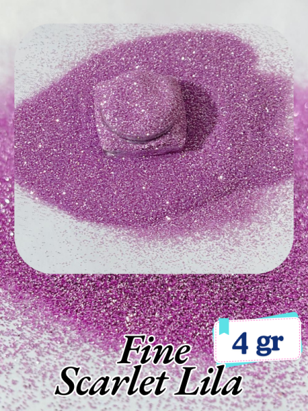 Epoksi- Mum-Makyaj-Tırnak-Sabun Simi Pulu Fine Scarlet Lila 4 gr