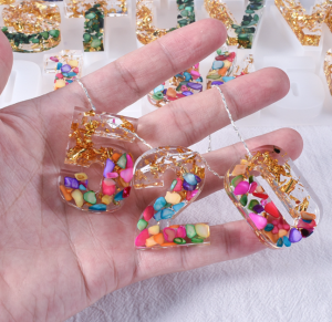 Epoksi Reçine Büyük  Ters Delikli Harf Silikon Kalıbı