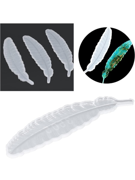Epoksi Reçine Tüy Kitap Ayracı Silikon Kalıbı