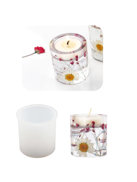 Epoksi Alçı Tasarım Trend Mumluk Kalıpları