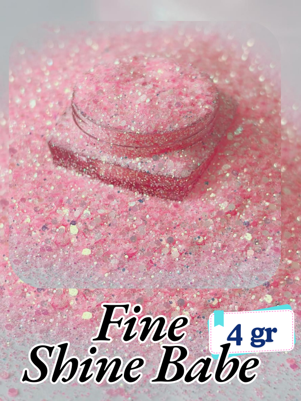 Epoksi- Mum-Makyaj-Tırnak-Sabun Simi Pulu Fine Shine Babe 4 gr