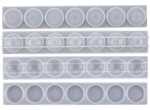 Epoksi Reçine 7 Çakra Dekoratif Silikon Kalıbı 2 li set