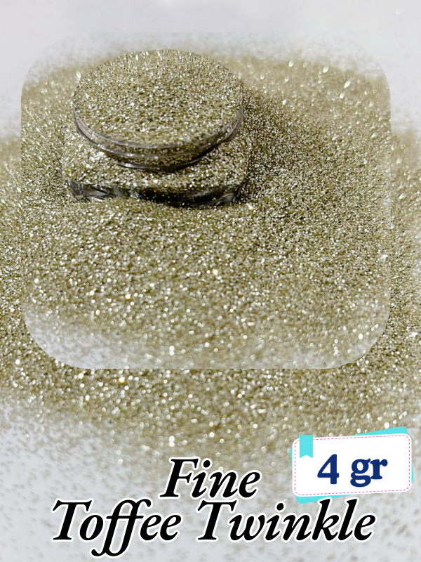 Fine Glitter İnce Toz Sim 4gr – Epoksi, Mum, Sabun, Nail Art Toffee Twinkle