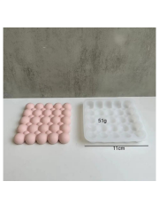 Epoksi Bubble  Mum Beton Alçı Kalıbı Kare