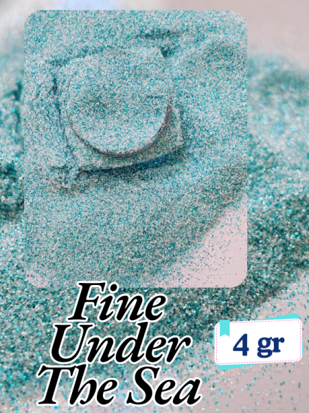 Fine Glitter İnce Toz Sim 4gr – Epoksi, Mum, Sabun, Nail Art Under The Sea
