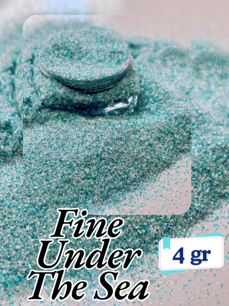 Epoksi- Mum-Makyaj-Tırnak-Sabun Simi Pulu Fine Under The Sea 4 gr