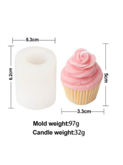 Mum Cupcake Kalıbı Gül