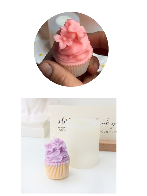 Mum Cupcake Kalıbı Çiçek