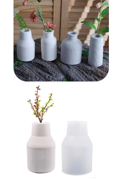 Epoksi Mum Alçı Tasarım Vazo Kalıpları