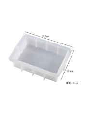 Epoksi Tasarım Gece Lambası Derin Dikdörtgen Silikon Kalıbı