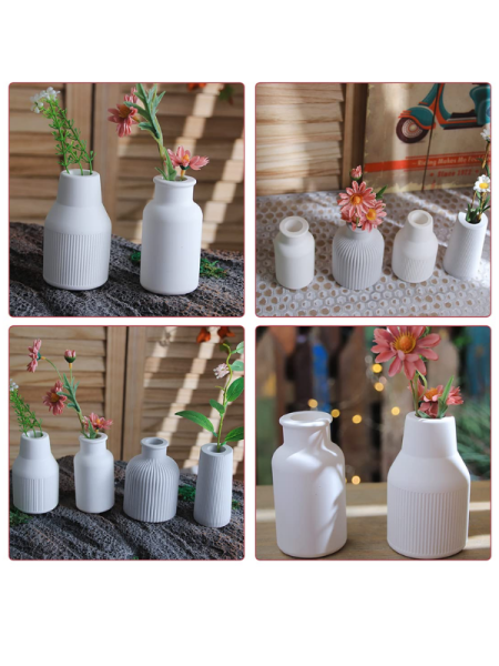 Epoksi Mum Alçı Tasarım Vazo Kalıpları