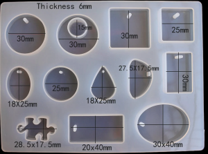 Epoksi  Kolye Kalıbı