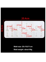 Epoksi Reçine Satranç Kalıbı