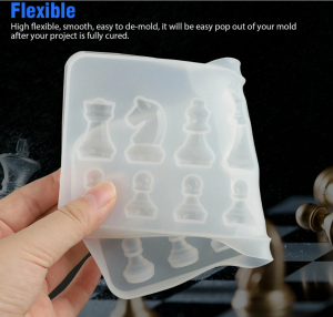 Epoksi Reçine Satranç Kalıbı