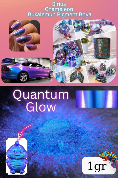 Chameleon Bukalemun Pigment Toz Boya Quantum Glow – 1 gr | Epoksi Uyumlu Renk Geçişli Efekt