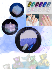 Resin Hologram Aurora İnci Tozu Epoksi-Makyaj-Mum-Sabun Hologram Aurora Pigmet