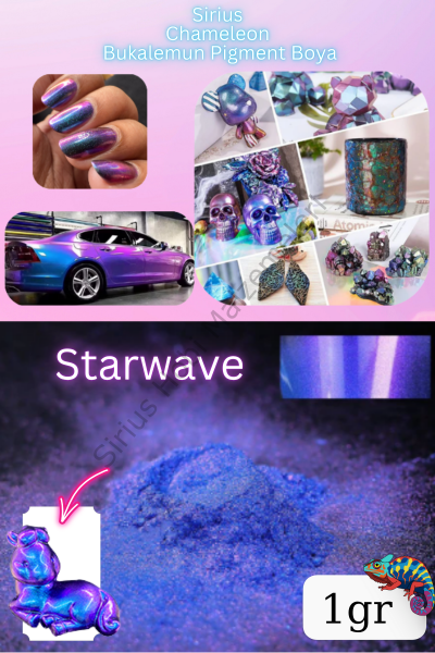 Chameleon Bukalemun Pigment Toz Boya Starwave – 1 gr | Epoksi Uyumlu Renk Geçişli Efekt