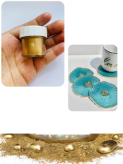 Epoksi 5 Renk Metalik Toz Pigment Boya 10 gr