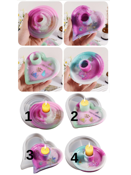 Epoksi Alçı Mumluk Şamdanlık Kalıpları