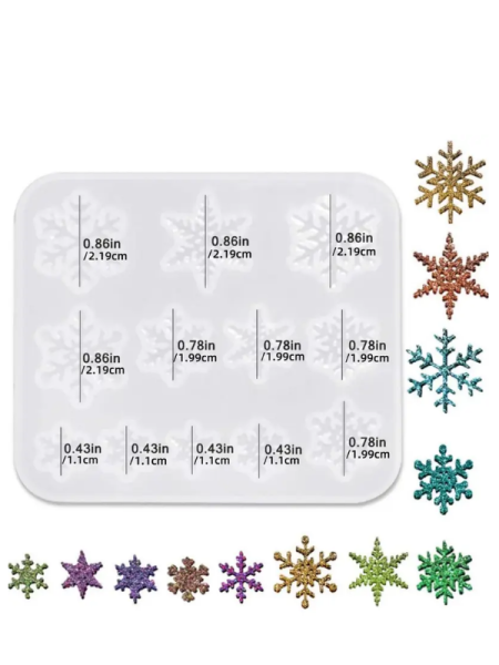 Epoksi Reçine Minik Kartaneleri Kartanesi Silikon Kalıbı