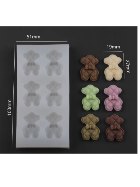 Epoksi Mum Küçük Ayıcık  Jelibon Kalıpları