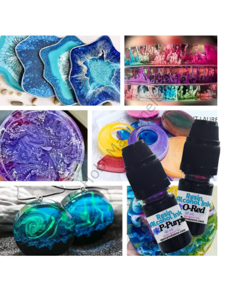 Epoksi Reçine Alcohol İnk Alkollü Mürekkep 10 ml -UV Reçine Uyumludur