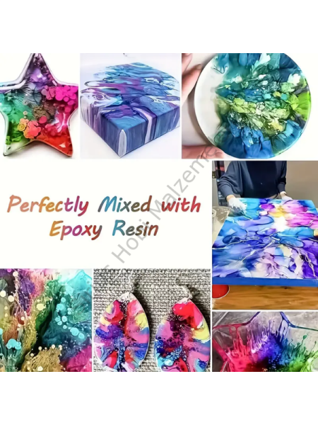 Epoksi Reçine Alcohol İnk Alkollü Mürekkep 10 ml -UV Reçine Uyumludur