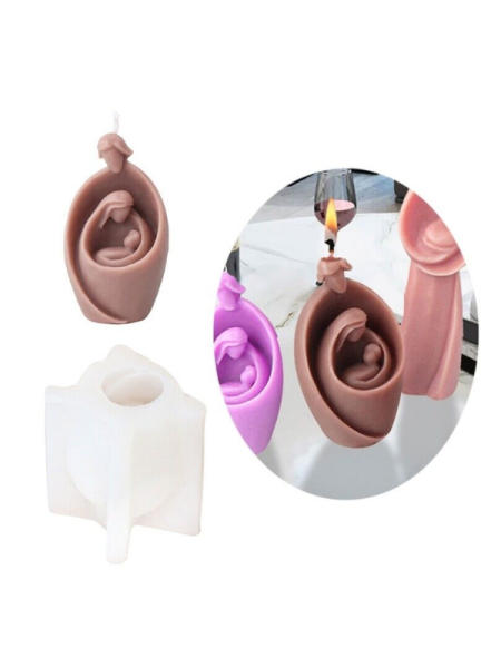 Aromaterapi Anne Bebek Baba Aile  Mum Kalıbı