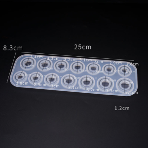 Epoksi Reçine Çoklu Yüzük Silikon Kalıbı