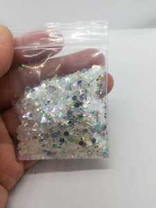 Epoksi Chunky Silver White 5 gr