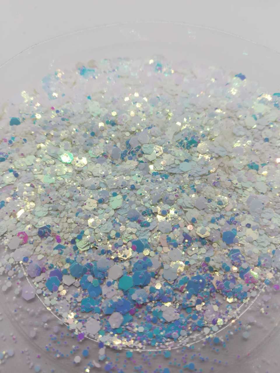 Epoksi Chunky Glitter Baby White 5gr