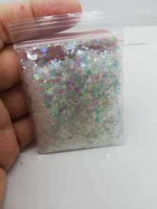 Epoksi  Chunky Glitters  Chaos White 5gr