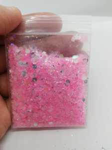 Epoksi Chunky Glitters Sim Cotton Pink 5 gr