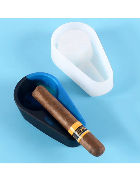 Epoksi Reçine Alçı Puro Sigara Küllük Kültablası  Silikon Kalıbı