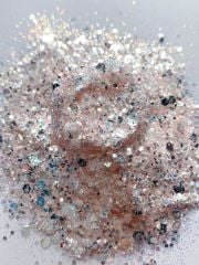 Epoksi Chunky Glitters Opal Rose 4 gr