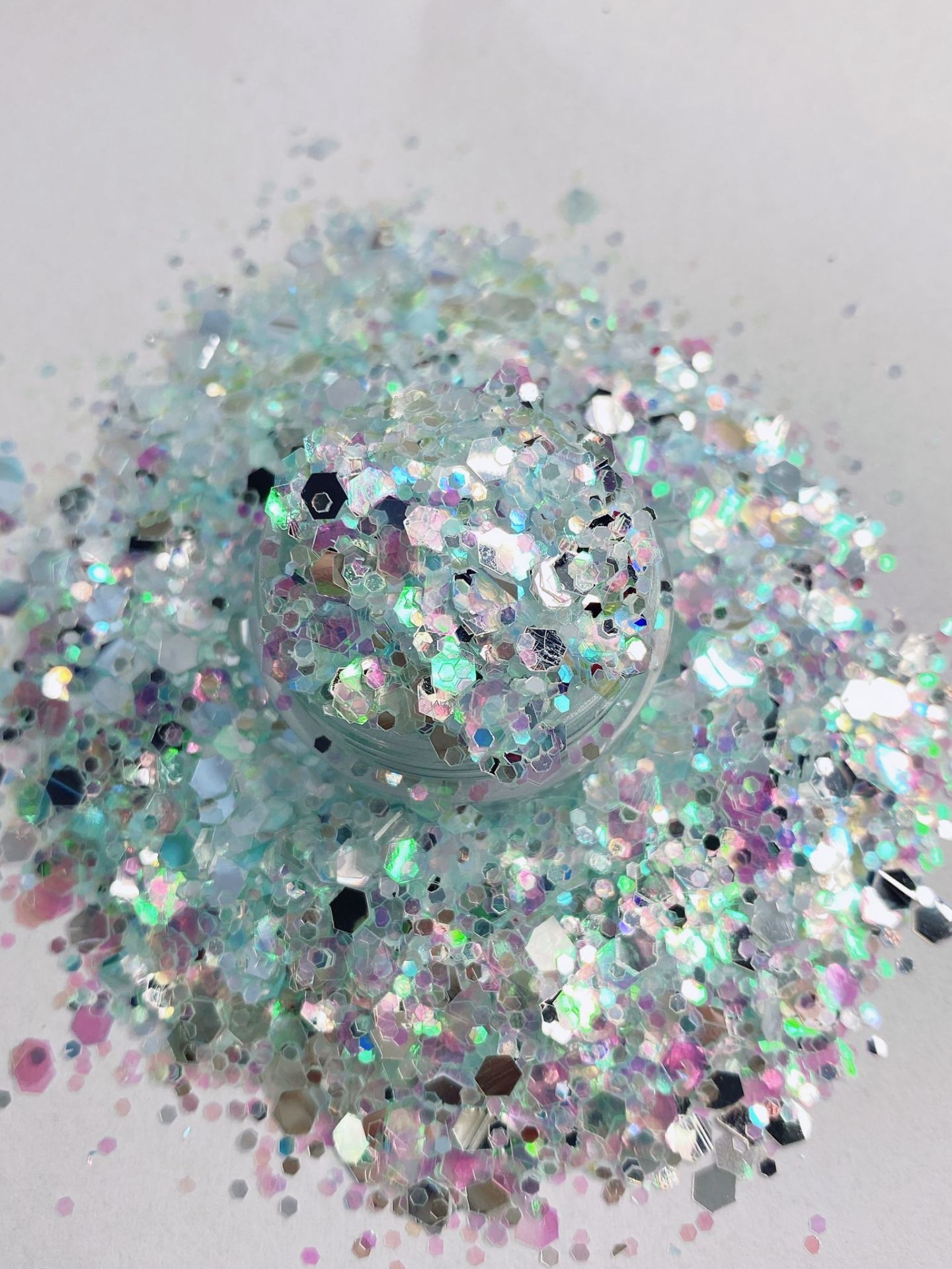 Epoksi Chunky Glitters Opal Turkuaz 4 gr