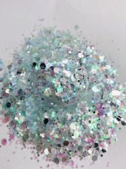 Epoksi Chunky Glitters Opal Turkuaz 4 gr