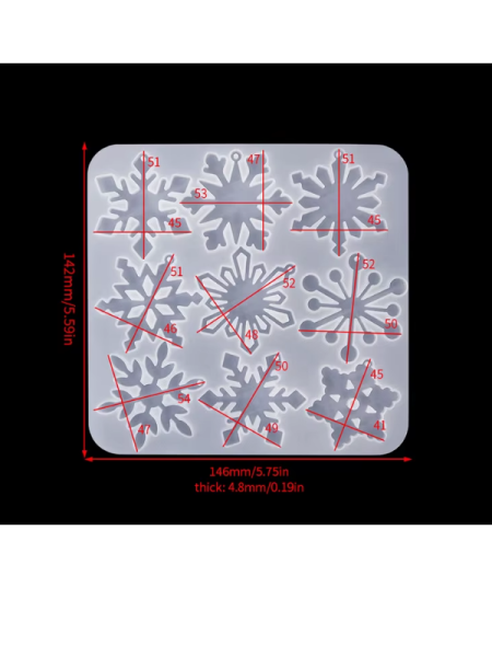 Epoksi Reçine Kolye Küpe Ağaç Yaprak Kartaneleri Silikon Kalıbı