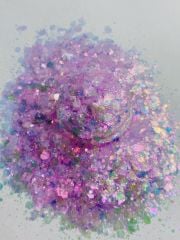 Epoksi Chunky Glitters  Cute Lila 3 gr
