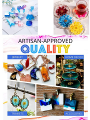 Craft Resin İnce Döküm Epoksi Reçine – Takı, Kalıp ve Hobi Uygulamaları İçin Şeffaf Reçine 7.5 kg